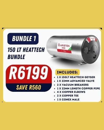 150L HeatTech Geyser Bundle